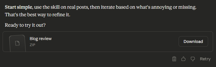 Skill ready screenshot